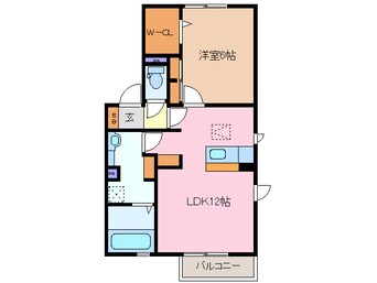 間取図 四日市あすなろう鉄道内部線/南日永駅 徒歩4分 1階 築8年