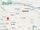 地図 近鉄湯の山線/伊勢川島駅 徒歩10分 2階 築31年