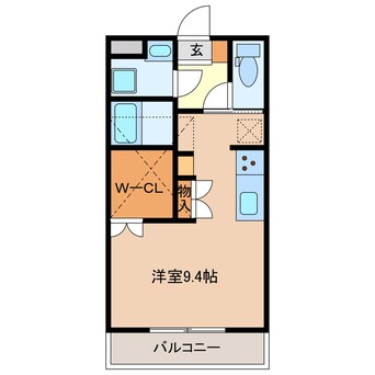 間取図 近鉄湯の山線/伊勢松本駅 徒歩3分 1階 1年未満