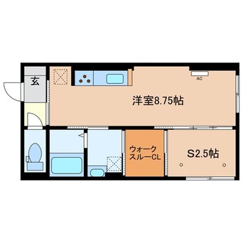 間取図 近鉄湯の山線/伊勢松本駅 徒歩14分 2階 築2年