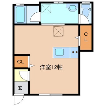 間取図 四日市あすなろう鉄道内部線/南日永駅 徒歩14分 1階 1年未満