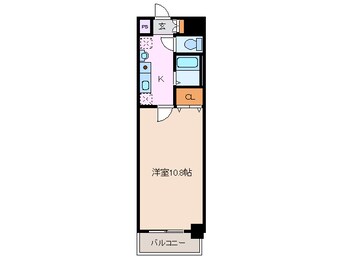 間取図 近鉄名古屋線/近鉄四日市駅 徒歩8分 4階 築15年