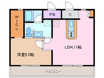 間取図 近鉄湯の山線/中川原駅 徒歩9分 4階 築27年