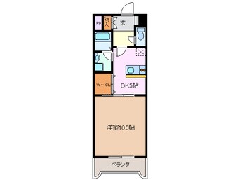 間取図 近鉄名古屋線/近鉄四日市駅 徒歩8分 3階 築16年