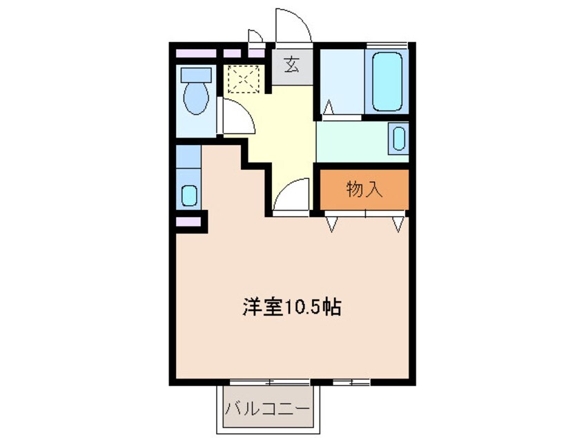 間取図 近鉄湯の山線/中川原駅 徒歩28分 1階 築21年