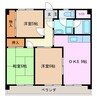 近鉄湯の山線/伊勢松本駅 徒歩9分 3階 築37年 3DKの間取り