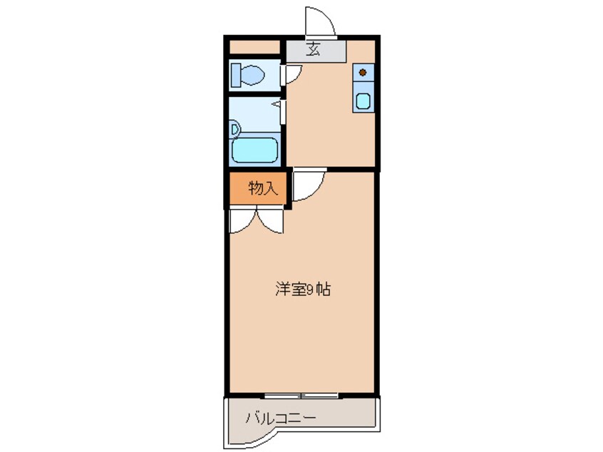 間取図 近鉄湯の山線/中川原駅 徒歩33分 3階 築27年