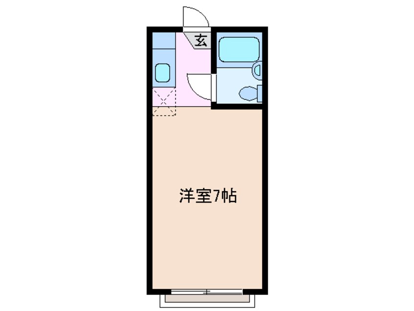 間取図 近鉄名古屋線/新正駅 徒歩8分 3階 築33年