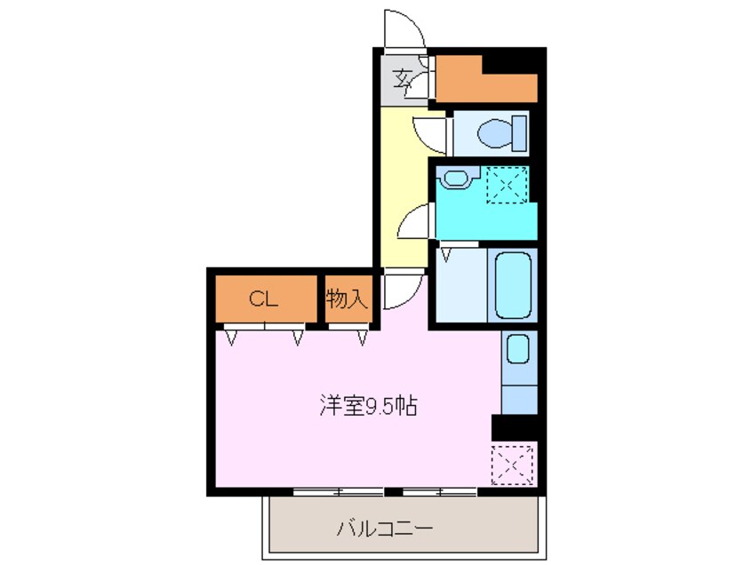 間取図 近鉄名古屋線/川原町駅 徒歩8分 1階 築16年