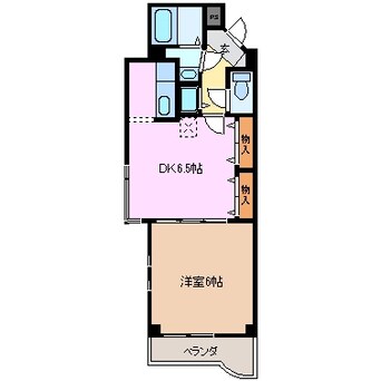 間取図 近鉄名古屋線/川原町駅 徒歩4分 1階 築21年