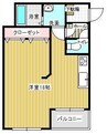 近鉄名古屋線/阿倉川駅 徒歩7分 2階 築17年 1Rの間取り