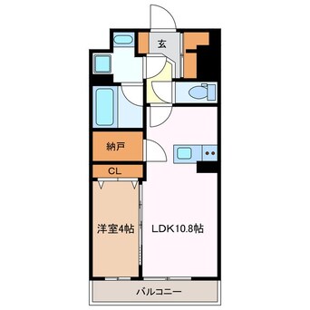 間取図 近鉄名古屋線/川原町駅 徒歩4分 2階 1年未満