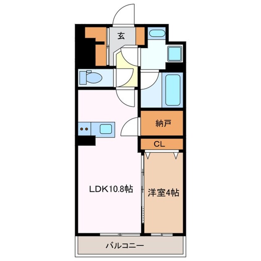 間取図 近鉄名古屋線/川原町駅 徒歩4分 2階 1年未満