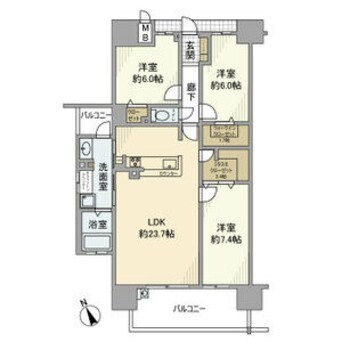 間取図 近鉄名古屋線/新正駅 徒歩4分 4階 1年未満