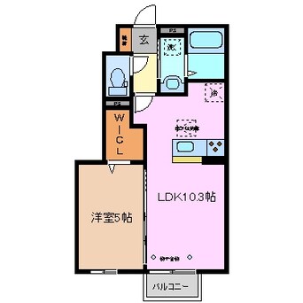 間取図 近鉄名古屋線/阿倉川駅 徒歩9分 1階 築7年