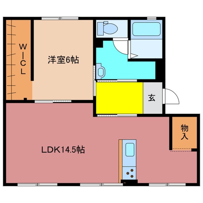 間取図 近鉄湯の山線/中川原駅 徒歩13分 1階 築31年