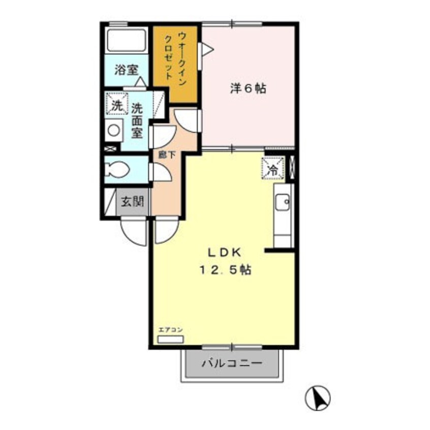 間取図 近鉄名古屋線/阿倉川駅 徒歩9分 2階 築17年