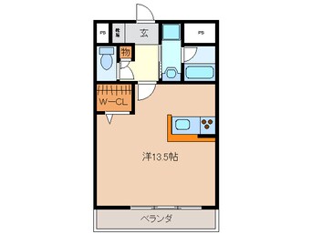 間取図 近鉄名古屋線/阿倉川駅 徒歩7分 3階 築15年