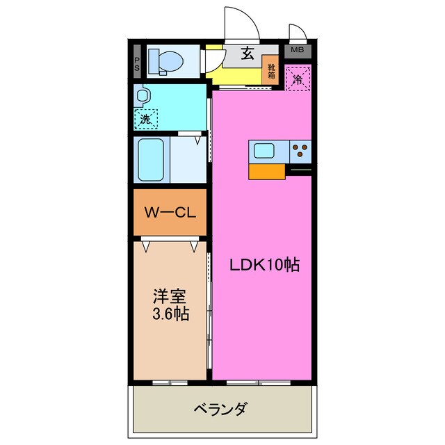 間取り図 近鉄名古屋線/霞ケ浦駅 徒歩13分 1階 1年未満