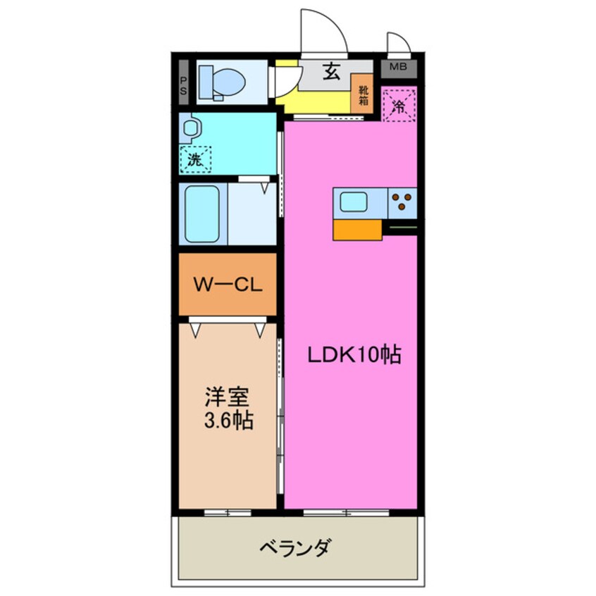 間取図 近鉄名古屋線/霞ケ浦駅 徒歩13分 1階 1年未満