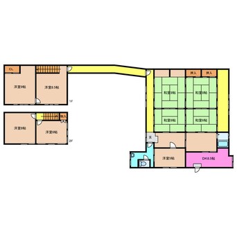 間取図 茂福借家