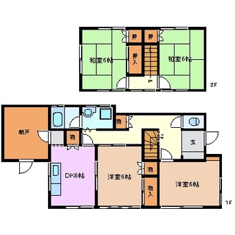 間取図 三重団地　鈴木様貸家