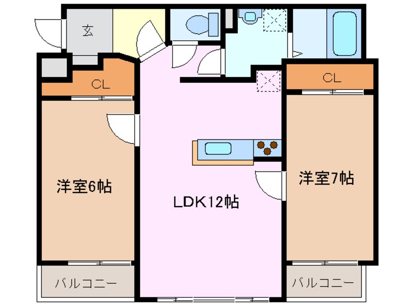 間取図 オーロラ