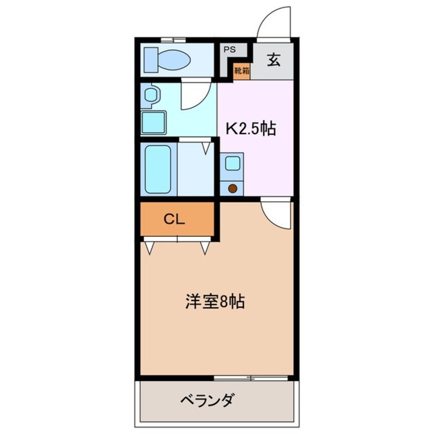 間取図 ラックス富田