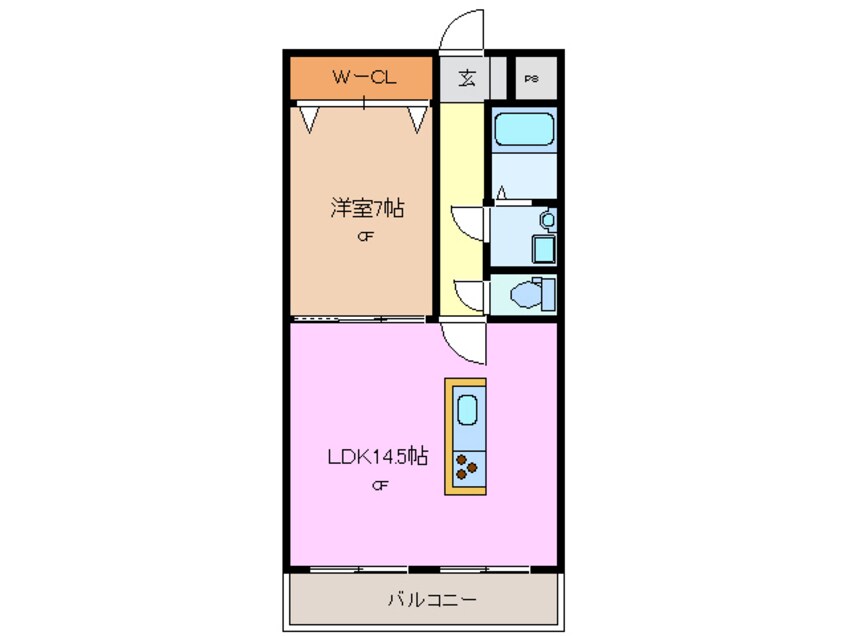 間取図 グランドヒルズ