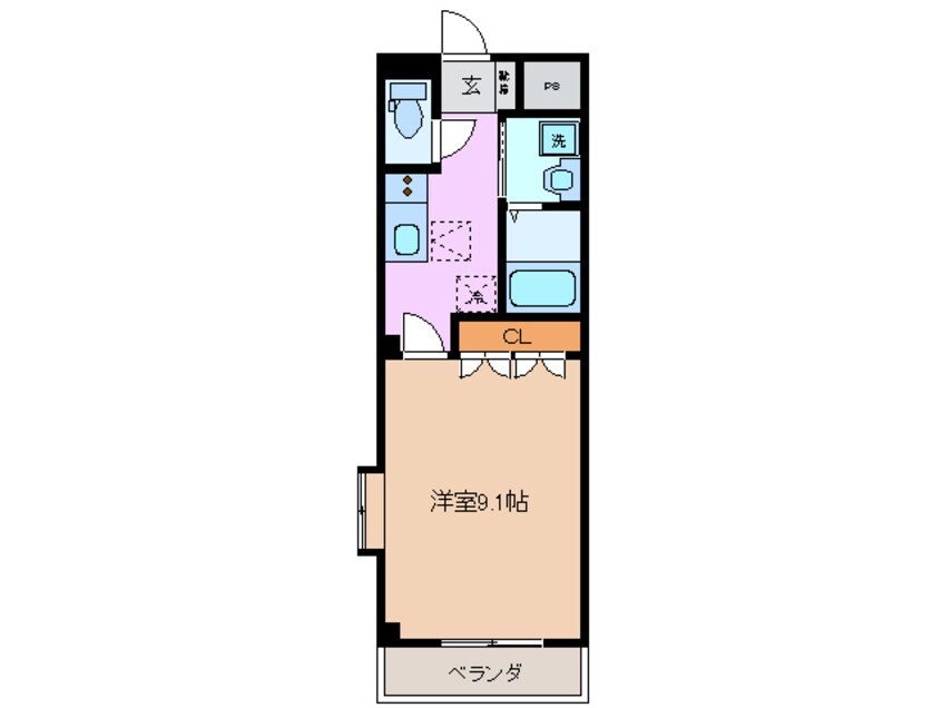 間取図 プレッソリーバ