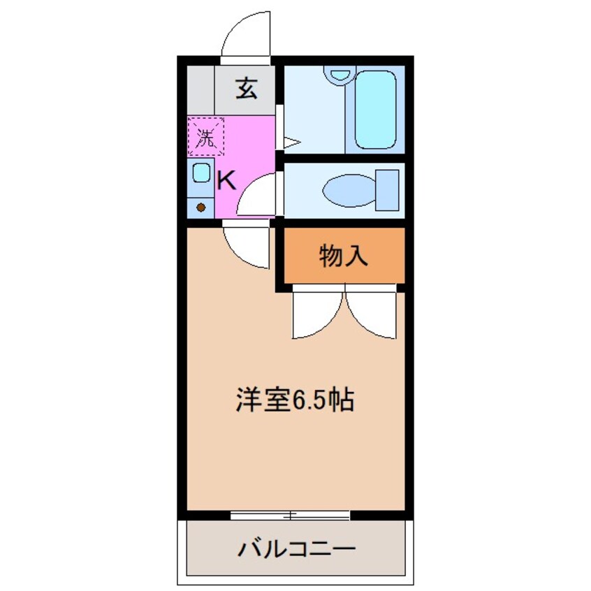 間取図 レオパレスブリリアント幸