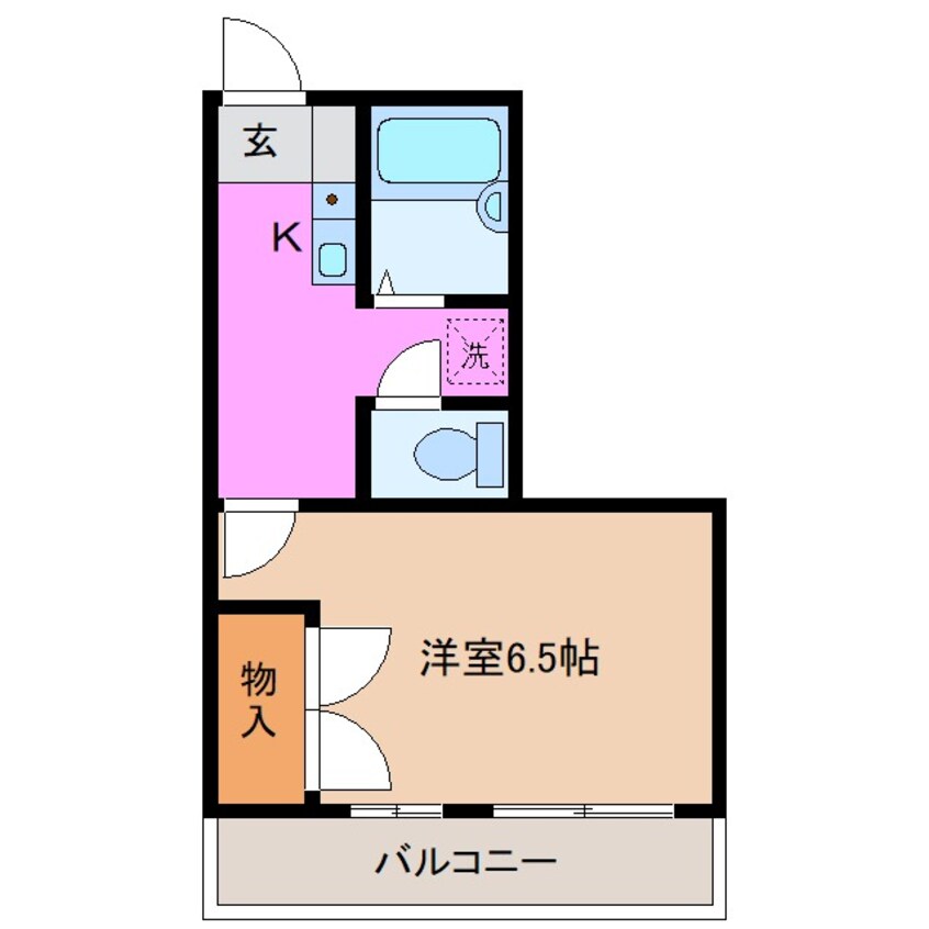 間取図 レオパレスブリリアント幸