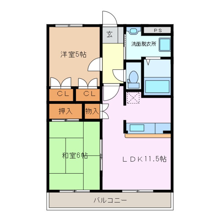 間取図 グレイスコンフォース