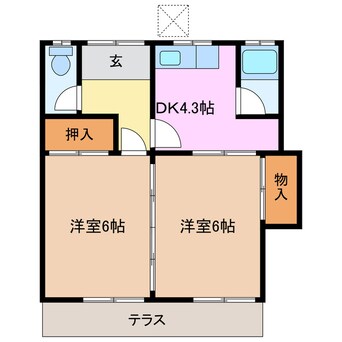 間取図 川村様借家