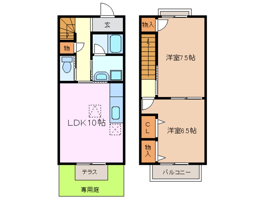 間取図 サンテラスＮＡＯ Ａ棟