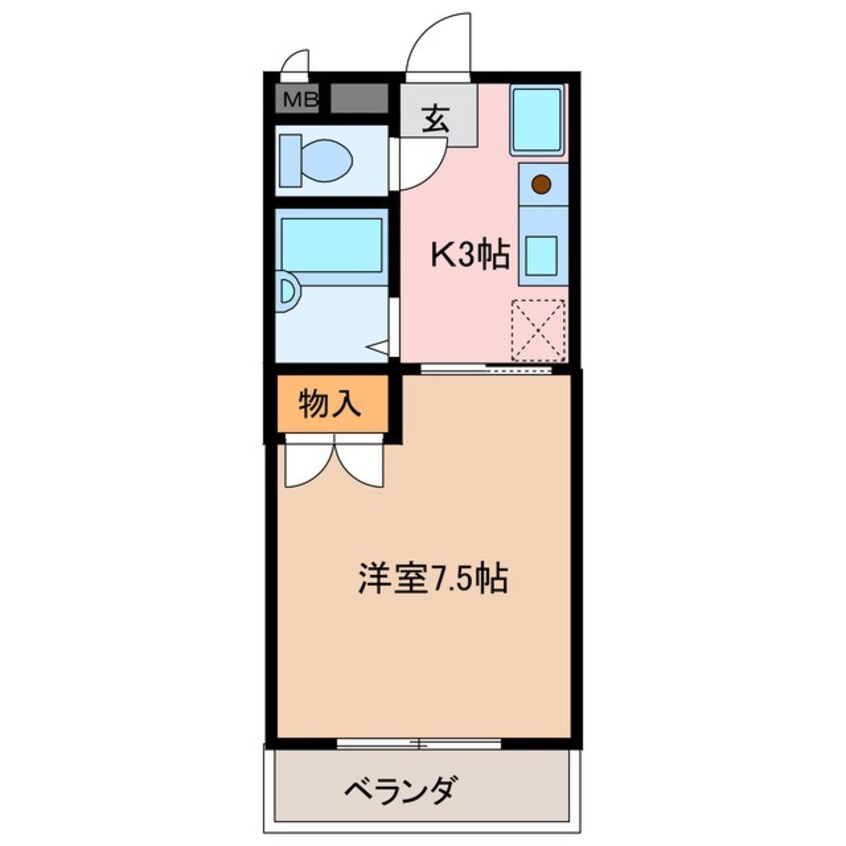 間取図 ピセスベルデ茂福