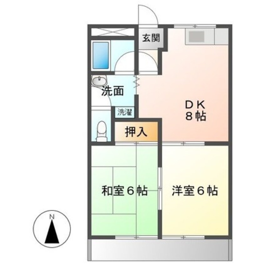 間取図 サンライズタウン