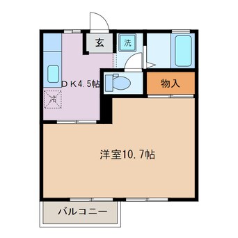 間取図 セフィラテラモト　Ａ棟