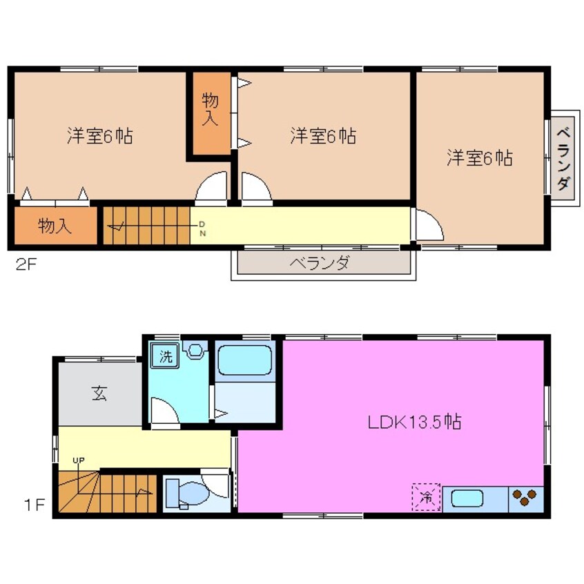 間取図 新浜町戸建