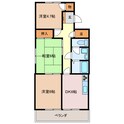 ドミール笹山の間取図