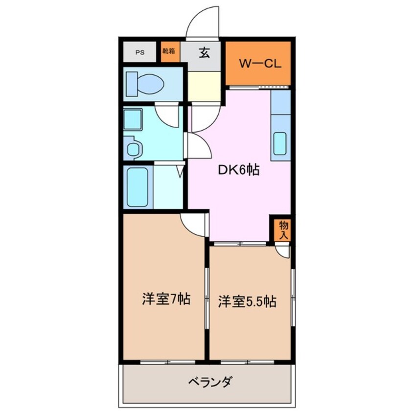 間取図 小杉町川崎様マンション