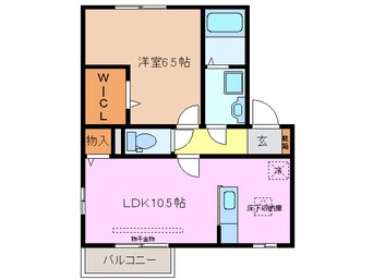 間取図 アメージング・フラッツ C棟