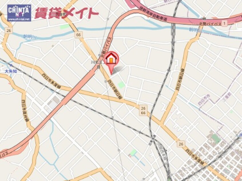 地図 アーバンライフサクライＢ棟