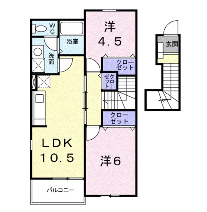 間取図 クルーセ　Ａ