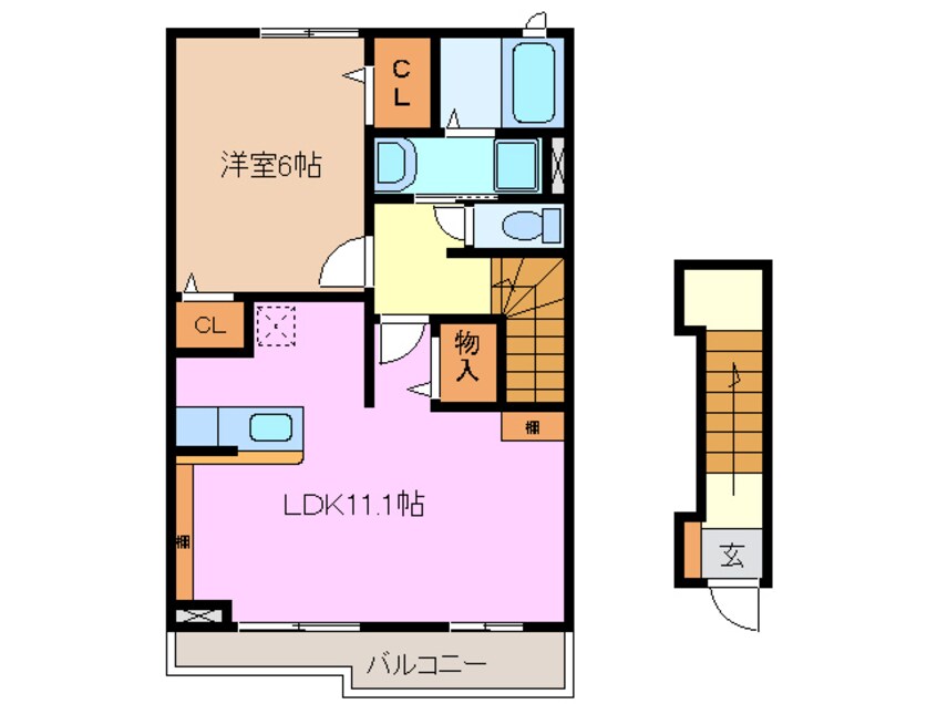 間取図 ワイズ　フォレストⅠ