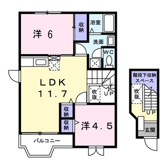 間取図 サンヒルズ大谷Ⅰ