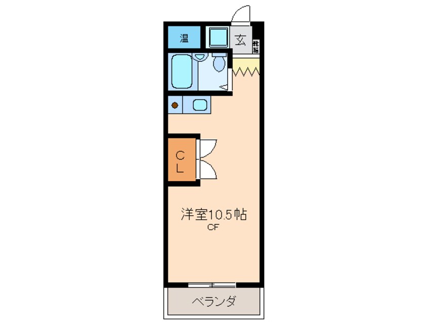 間取図 ハイツ富田2