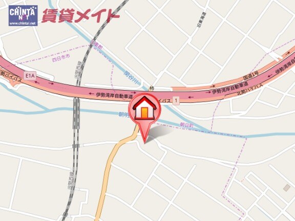 地図 フラワーコート　B