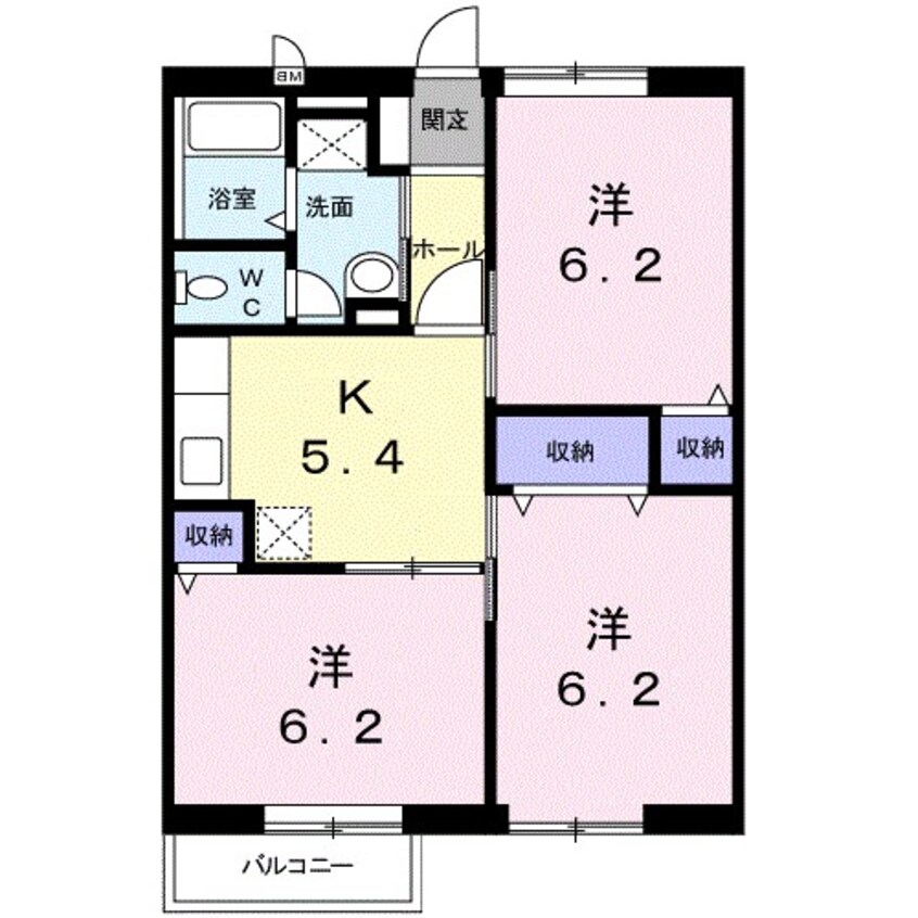 間取図 エクセルタウンⅠ