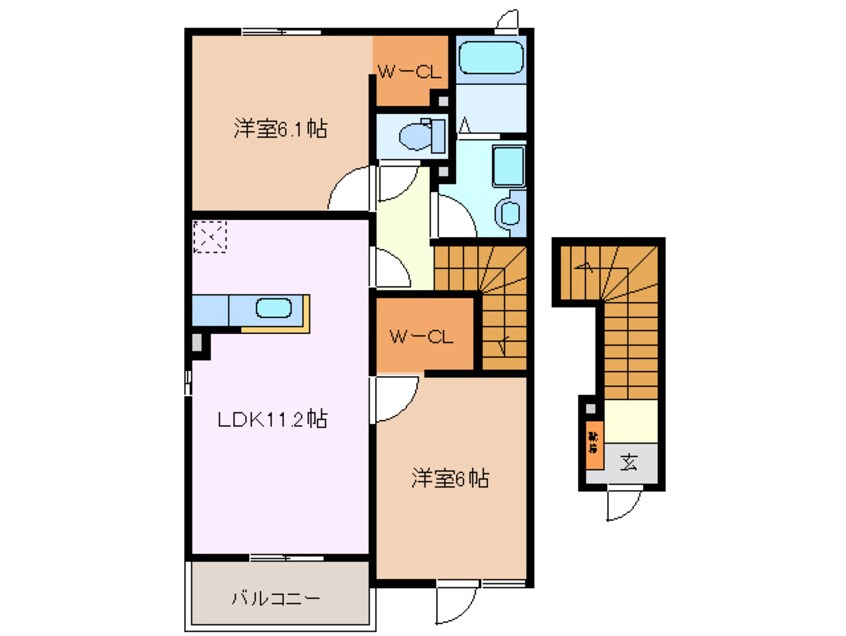 間取図 ディアコートⅠ